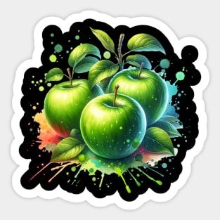 Apples Color Forest Vintage Since Sticker